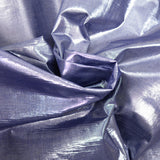Metal blue lamé polyester