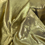 Polyester lamé plaqué or