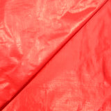 Polyester lamé rouge