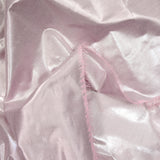Rose lamé polyester