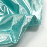 Water green lamé polyester