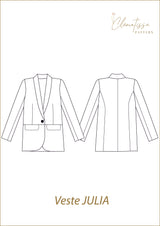 Patron de couture Veste JULIA