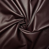 Simili cuir envers daim marron violacé