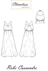 Patron de couture robe CASSANDRE