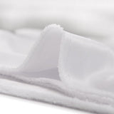 Crêpe satin polyester blanc