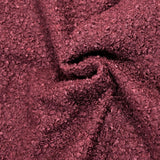 Lainage bouclette lie de vin