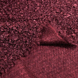 Lainage bouclette lie de vin