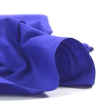 Coton uni bleu roi
