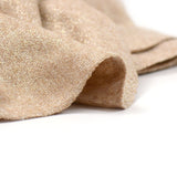 Maille Iris lurex fond marron