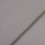 Voile de coton Plumetis gris