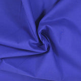 Coton uni bleu roi