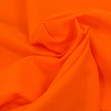Coton uni orange
