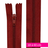 Nylon closure non-separable from 10 to 60 cm Beaujolais
