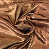 Crêpe irisé cuivre