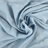 Voile viscose bleu glacier