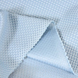 Jersey nid d'abeille bleu acier