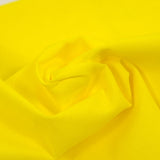 Coton uni jaune soleil