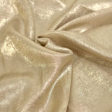 Crêpe irisé champagne