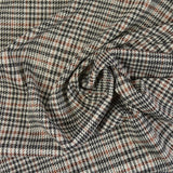 Jersey pied de poule noir et blanc lurex