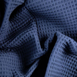Coton 100% nid d'abeille marine