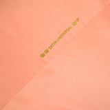Satin mat toucher soie rose saumon