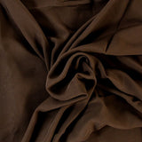 Popeline de viscose marron