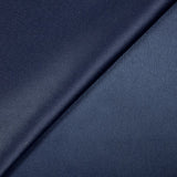 Crêpe satin polyester bleu marine