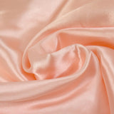 Crêpe satin polyester rose clair
