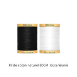 Natural cotton thread 800m - Gütermann