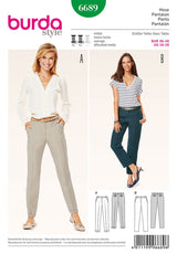 Patrón N ° 6689 Burda: pantalones