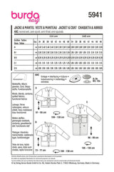Burda boss n ° 5941: jacket & coat
