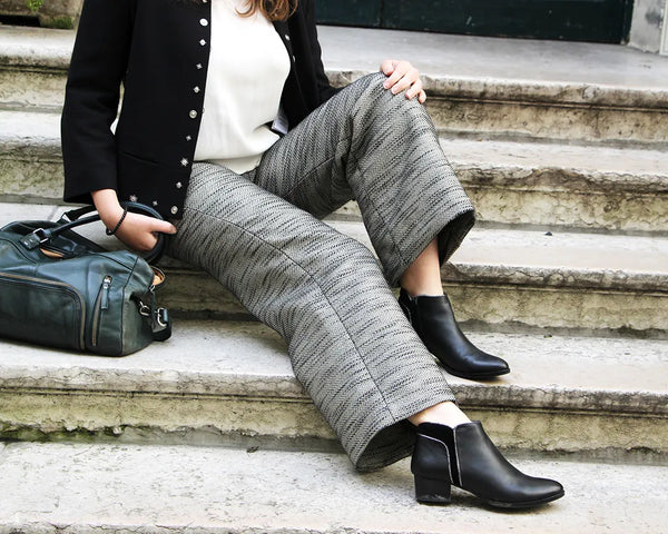 Un pantalon à pinces Vendôme.