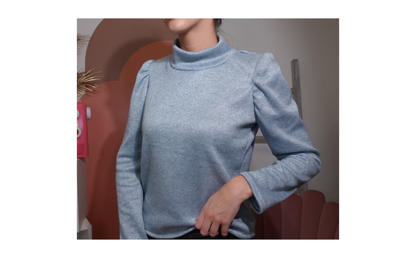 Tuto : Pull manches bouffantes avec la maille iris ( Youtube )