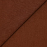 Coton uni marron