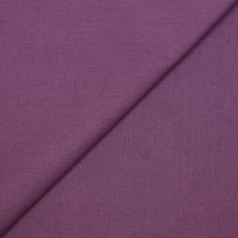 Coton uni violet d'évêque