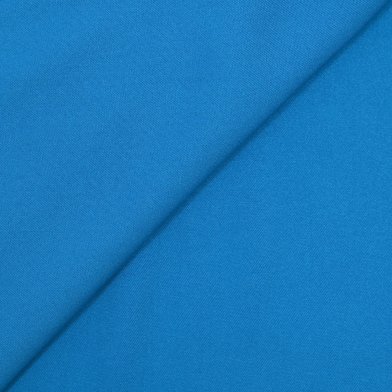 Twill de viscose bleu azur