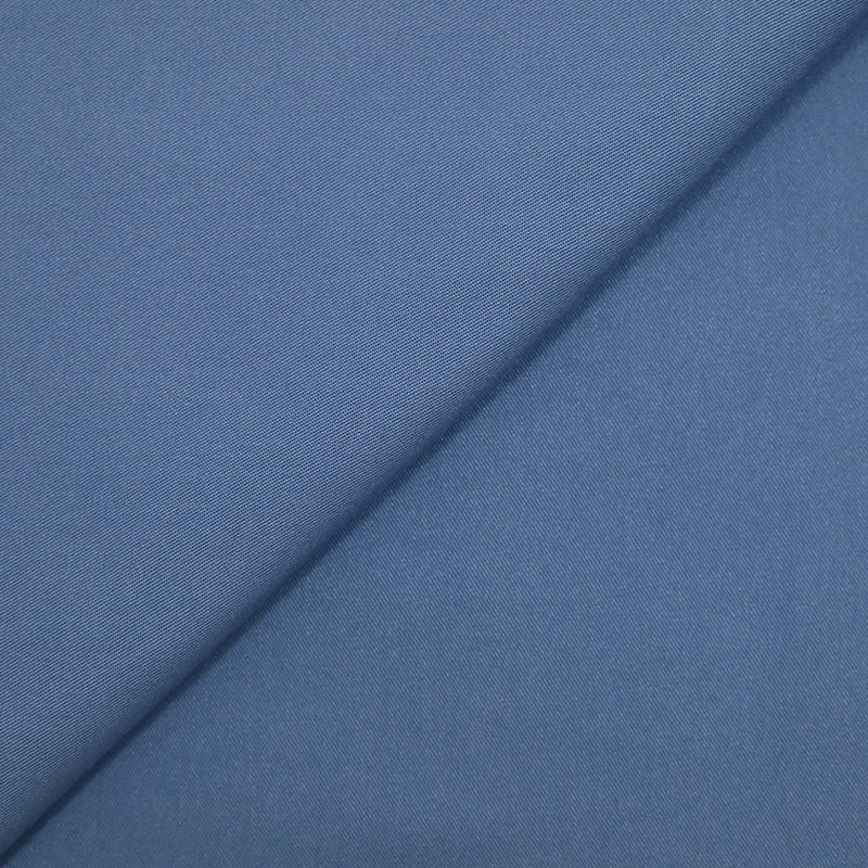 Twill de viscose bleu barbeau