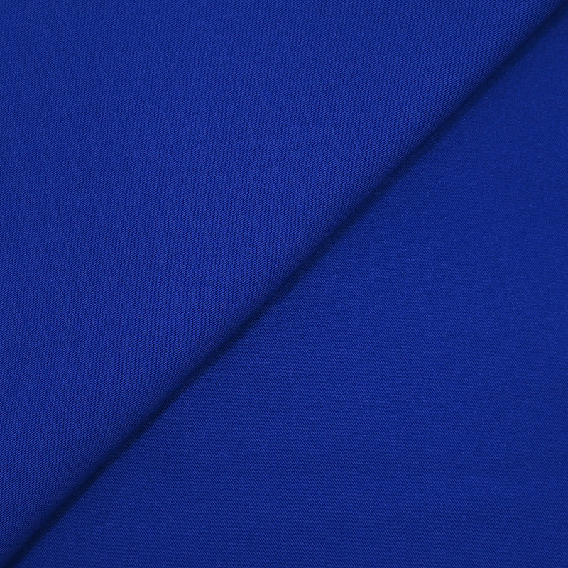 Twill de viscose bleu électrique