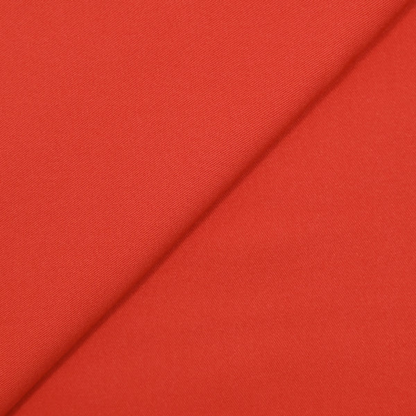 Twill de viscose corail