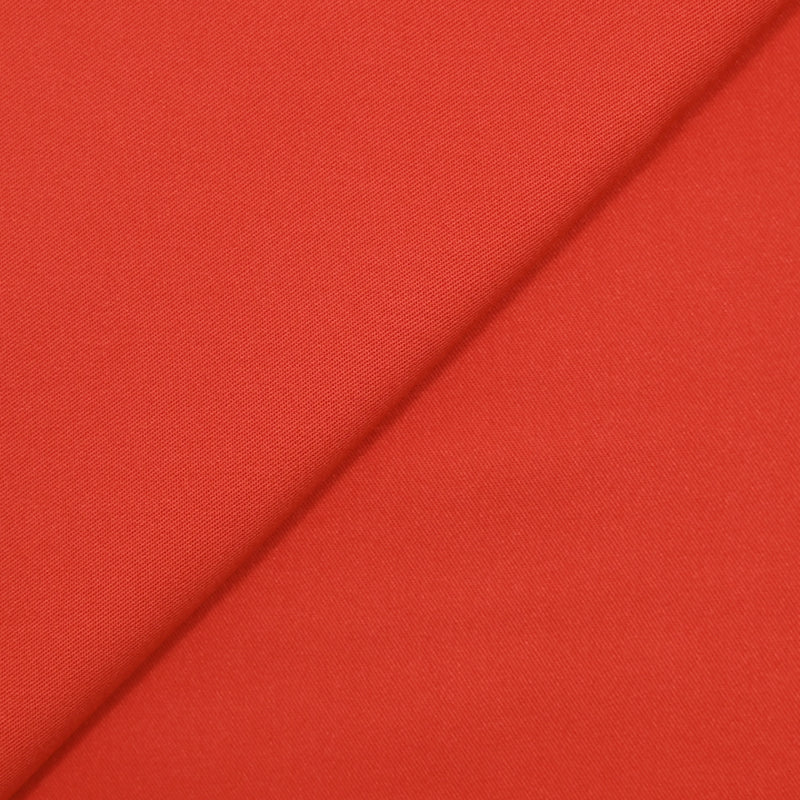 Twill de viscose corail