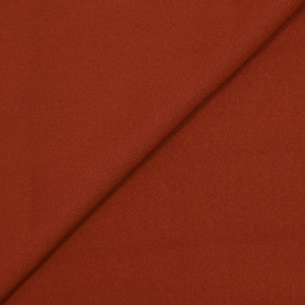 Twill de viscose terracotta