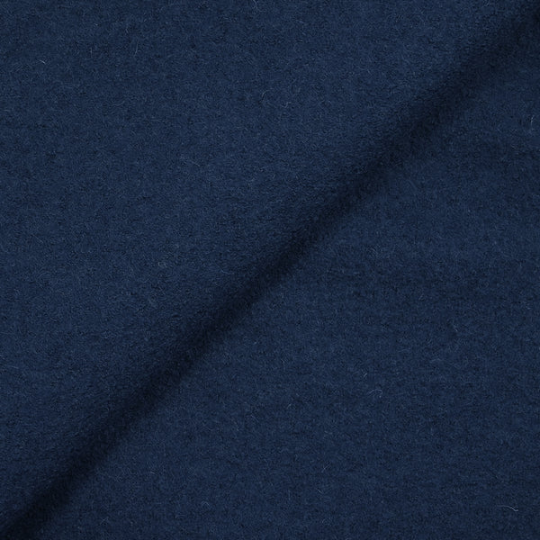 100% Laine bouillie bleu foncé