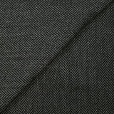 100% Laine chevrons 20mm noir et blanc