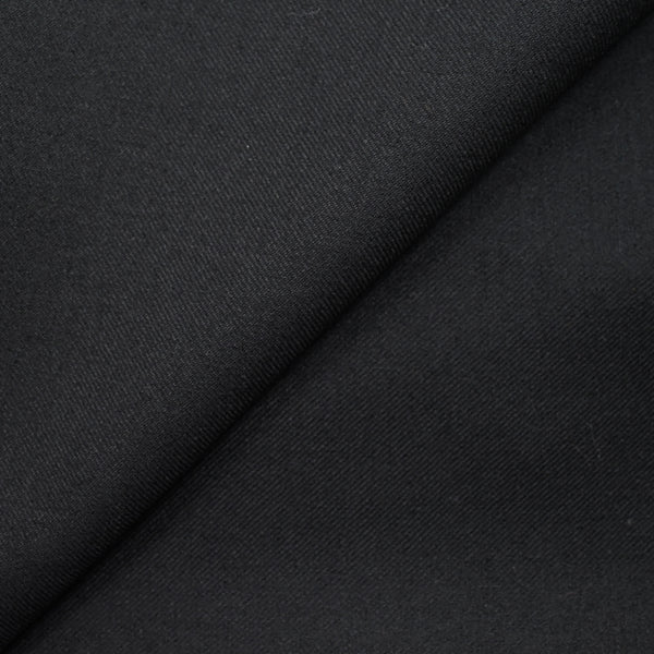 100% Laine sergée noir