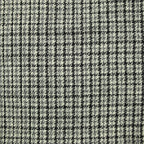 100% Laine vierge pied-de-poule noir et gris