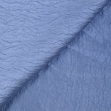 100% Soie froissée bleu bleuet