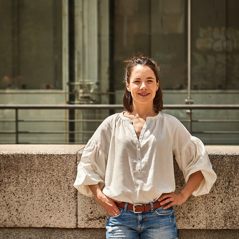 Blusas De Vestir Para Mujer Blusa De Lino Para Mujer Manga 3/4