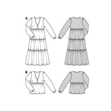 Patron Burda n°6023 : Robe et blouse