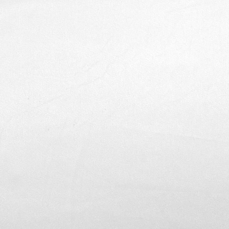 Satin polyester silky blanc