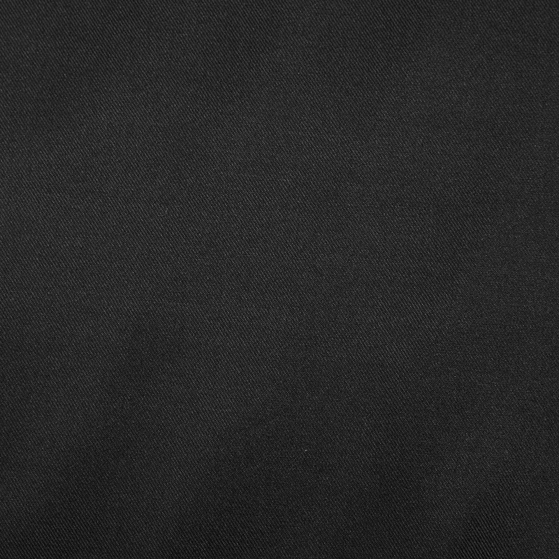 Twill de soie et coton noir